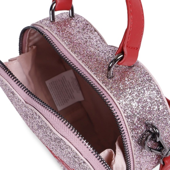 Alberta Ferretti Girls Pink Glitter Yesterday Bag
